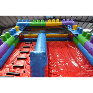 Commercial Grade PVC <b>Inflatable</b> Bouncy Castle Dry <b>Slide</b> Customized Color Kids Outdoor Play Equipment - Product Image 2
