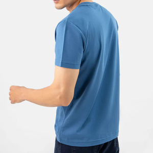 T-shirt pour hommes de haute qualité Premium 100% coton poids lourd vente en gros plaine en vrac t-shirts pour hommes - Product Image 4