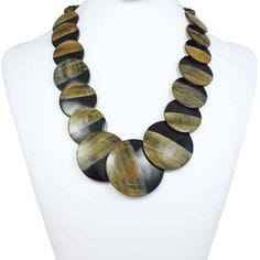 Collar con colgante de cuerno de búfalo clásico para mujer, superventas, alto pulido, tamaño personalizado, joyería de moda, amantes, forma, aniversarios - Product Image 6