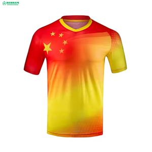 Nouvelle Arrivée Maillot de Football à Séchage Rapide et Respirant 100% Polyester Vente en Gros Impression Numérique par Sublimation Intégrale Coupe Athlétique - Product Image 1