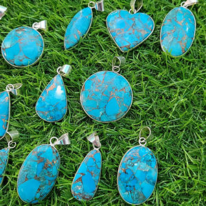 จี้โลหะสีเทอร์ควอยซ์ - Product Image 2