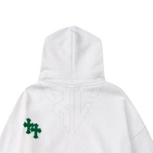 Sudaderas con capucha bordadas de invierno de ajuste Regular de diseño único más vendidas 100% ropa de calle de lana de algodón de alta calidad al por mayor - Product Image 4