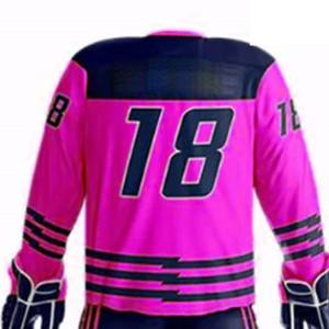Uniforme de hockey sur glace de qualité supérieure léger et bon marché entièrement personnalisé uniforme de hockey sur glace anti-rides avec la dernière conception - Product Image 5