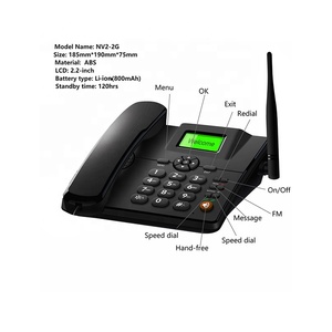 Telefoni Cordless OEM ODM GSM 850 900 1800 1900MHz con Scheda SIM e <span class=keywords><strong>Radio</strong></span> FM per Ufficio - Product Image 3
