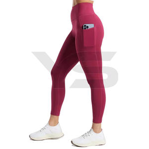 Women's <b>High</b> Quality Seamless <b>High</b> <b>Waist</b> Yoga Pant Fitness Gym Workout <b>Leggings</b> <b>Pockets</b> Casual Slim Fit Hip Lifting Sports Pants - Product Image 2