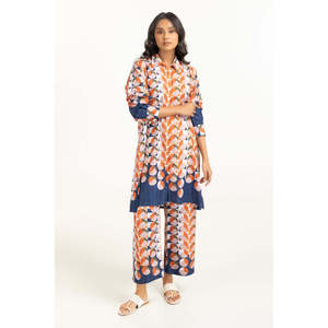 Conjunto de 2 Piezas para Mujer, Estilo Casual, Estampado Dobby Multitexturizado, Crepé, Talla XS/XS, Largo por Encima de la Rodilla, para Primavera/Verano - Product Image 4