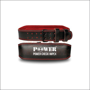 Power Training Heavy Duty Gym Cinturón de cuero Levantamiento de pesas Palanca Hebilla Cinturón Levantamiento de pesas Cinturón - Product Image 1