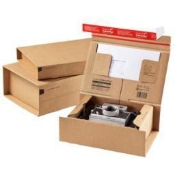 ColomPac POST-<b>BOX</b> Shipping Carton 46 X 16 X 31 cm Internal Dimensions 51.5 X 17 X 33.5 cm External Dimensions Kraftliner We - Product Image 4