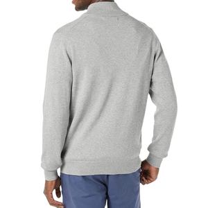 Kivotech Customized Autumn And Winter <b>Fleece</b> Stand Collar Half Zipper <b>Sweatshirt</b> Men's Casual Solid Color Pullover <b>Sweatshirt</b> - Product Image 5