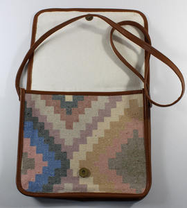 Bolso de mujer hecho a mano y cosido a la moda, nuevo estilo, algodón tejido a mano, Dhurry/Kelim, cubierta impresa, tipo de cierre, regalo - Product Image 3