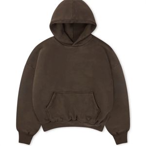 "Sweat à capuche en polaire pour homme-Sweat à capuche doux et chaud avec cordon de serrage réglable et poche avant - Product Image 1