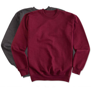 Vente en gros Sweatshirts à capuche unis/en coton grande taille pour hommes, coupe normale, col rond, sublimation polaire d'hiver - Product Image 1
