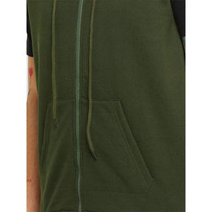 Manufacturer Supply Custom US Size 2024 Summer Streetwear Tank <b>Top</b> for Men Sleeveless <b>Thermal</b> Hoodies 100% Cotton Blends - Product Image 3