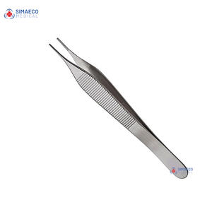 Pinzas Adson TC Instrumentos médicos Abrazaderas de agarre quirúrgicas de precisión manual para cirugía de párpados y tejidos delicados - Product Image 5