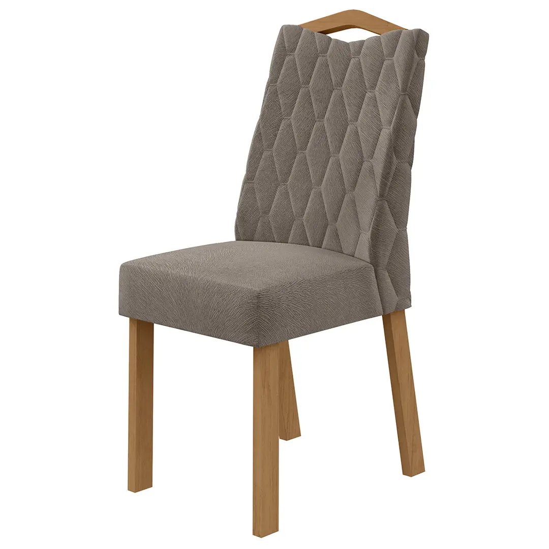 Venus fabric 95 2.3 set of 2 chairs - Excellent quality chair with a good finish beauty of design reforestation wood