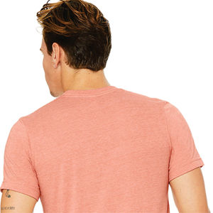 Heather Sunset Camiseta unisex CVC: 52% Airlume Algodón peinado, 48% Poly Blend - Product Image 6