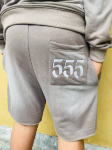 Conjuntos de sudaderas y pantalones cortos Vintage de alta calidad, jersey con capucha bordada con lavado ácido, chándal desteñido al sol de algodón de Hip Hop - Product Image 5