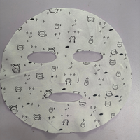 Professional Color Print Cartoon Animal Design Cotton Facial Mask Sheet Unique Eco-friendly Hydrating Oil-Control Dry Use