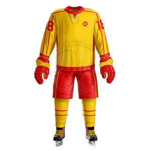 Tenue de hockey sur glace pour hommes – Équipement professionnel durable, prêt pour le match, design élégant, pour l'entraînement et les matchs - Product Image 2