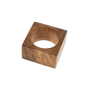 Anneaux de serviette en bois sculptés de Style ange rustique Type de gourde pour décor de mariage ou réglage de Table de cuisine artisanat naturel - Product Image 3