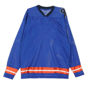 Nuevo diseño de moda, ropa de equipo con estampado de transferencia de calor, mejor precio, camiseta de práctica de Hockey sobre hielo para hombres, camisetas de Hockey personalizadas para hombres - Product Image 3