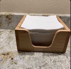 Dispensador de servilletas de madera TeakTone Premium para hogar y cafetería - Product Image 6