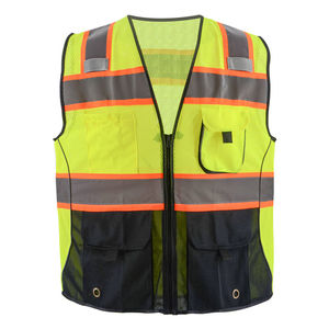 เสื้อกั๊กสะท้อนแสงแบบลำลองสำหรับฤดูใบไม้ร่วง ระบายอากาศได้ดี ช่วยให้ผู้ปฏิบัติงานมองเห็นได้ชัดเจนและปลอดภัยในทุกงาน - Product Image 5