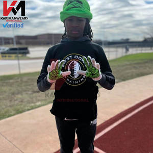 Gants de football américain d'hiver, chauds et antidérapants, fabriqués sur mesure pour l'entraînement par temps froid Gants de football américain - Product Image 5