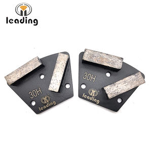 Премиум 2-сегментные трапециевидные Алмазные полировальные инструменты шлифовальные пластины для эффективной подготовки бетонной поверхности - Product Image 6