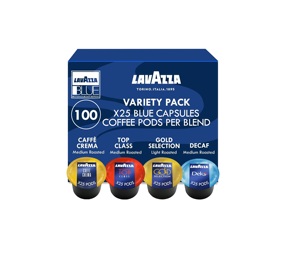 Capsules de café Lavazza Blue, assortiment varié – 100 unités, sélection Gold, décaféiné et Caffè Crema - Product Image 1