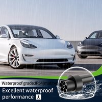 Adaptateur de charge EV DC Type 2 vers NACS 150A 500V IP54 à contacts argentés, vente en gros, direct usine pour l'alimentation des flottes