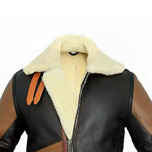 Gran oferta, mejor precio, chaquetas de Sherpa de piel de oveja, chaqueta de Sherpa de piel de oveja de Color personalizado de alta calidad, nuevo estilo, chaqueta de Sherpa de piel de oveja para hombre - Product Image 4