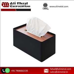 Porte-mouchoirs de qualité industrielle Centres de table à dîner finis personnalisés Support de rangement pour serviettes en papier Prix le plus bas - Product Image 4