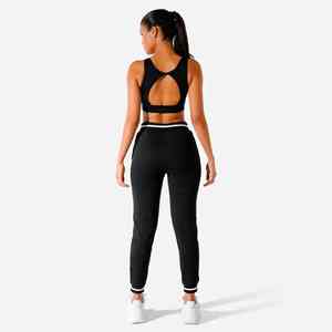 Pantalones Deportivos para Mujer, Mezcla de Poliéster/Algodón, Joggers Elegantes, Cintura Elástica, Ropa Deportiva Urbana, Fabricante de Logotipos Personalizados, Venta al por Mayor - Product Image 5