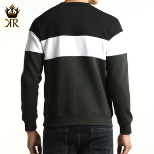Nouveau sweat-shirt léger à col rond en coton 100% pour l'hiver, coupe classique, avec fermeture éclair et impression numérique, logo personnalisé, pour homme - Product Image 3