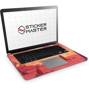 Autocollant pour ordinateur portable Red Planet, design aventure spatiale pour votre technologie, couverture unique par Sticker Master - Product Image 1