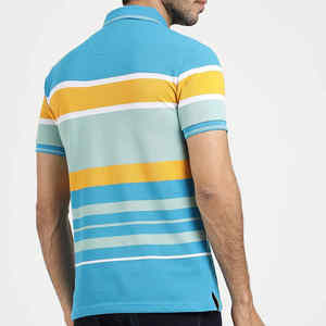 Nouveau modèle T-shirts polo grande taille pour hommes Prix de gros T-shirt polo à manches courtes et à tenue décontractée - Product Image 3