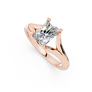 Anillos de Compromiso de Diamantes Cultivados en Laboratorio de Calidad Premium, Eticos, Personalizados al por Mayor, Oro Rosa de 10k, 14k, 18k, Joyería Fina para Bodas - Product Image 5