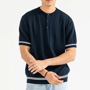 Ropa informal, ropa, polos para hombre, forro en los bordes, algodón de alta calidad, transpirable, Diseño a rayas, camiseta Polo para hombre - Product Image 5