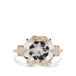 Anillo de Oro 9K con Corte Luminara y Circonita Blanca de 6.85 Quilates - Product Image 2
