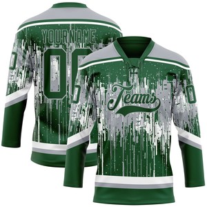 Maillot de hockey en polyester durable avec col en dentelle pour l'entraînement et les matchs - Product Image 5