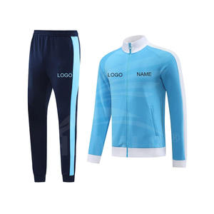 Nouvel arrivage en gros de survêtements de gym pour hommes pantalon élastique ensemble deux pièces pour adultes ensembles de jogging d'hiver à vendre - Product Image 2