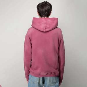 Custom Vintage <b>Red</b> French Terry Oversized Cotton Blank Men's <b>Hoodies</b> Sweatshirts Acid Washed Distressed basics Zipper <b>Hoodies</b> - Product Image 5