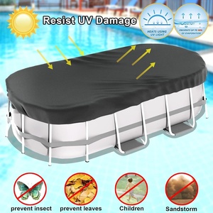 Hồ bơi bìa cho trên mặt đất năng lượng mặt trời hình bầu dục hồ bơi bao gồm cho hình chữ nhật khung hồ bơi của mùa đông Bìa lý tưởng cho không thấm nước - Product Image 4