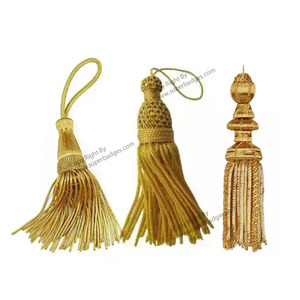 Fabricantes OEM de borlas de lingotes ceremoniales, borla hecha a mano, flecos de borlas - Product Image 5