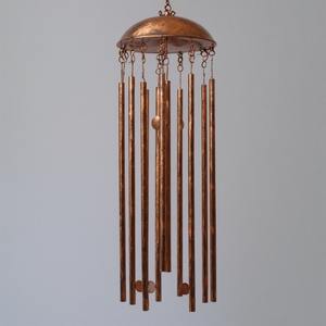 Carillon éolien en fer Harmony antique Techniques traditionnelles artisanales Design Art déco mobile offrant des sons mélodiques profonds Rustique - Product Image 5