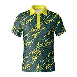 Polo de Golf Premium, Poliéster y Elastano, Absorbe la Humedad, Transpirable, Elástico en 4 Direcciones, Personalizado OEM - Product Image 1