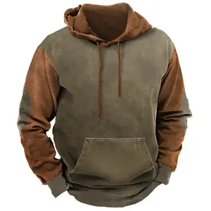 Hoodie Sweatshirt pria Vintage 2023, gambar 3d, Pullover kasual musim gugur untuk ukuran besar kualitas tinggi, pakaian jalanan