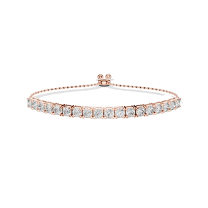 Pulsera de Diamantes de Laboratorio de 5.94 CT, Corte Brillante Redondo, Oro de 18K, 14K, 10K y Plata 925, Oro Rosa, Amarillo y Blanco - Product Image 2