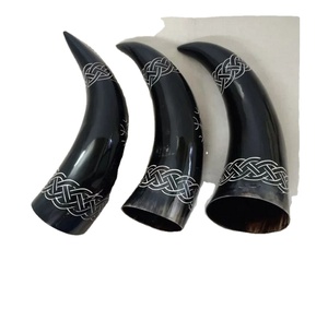 Cuentas de Chips Hechas a Mano, Cuerno de Búfalo, Cuerno de Beber, Cuervo Vikingo DE LA Mejor Calidad, Cuervo Pagan - Product Image 1